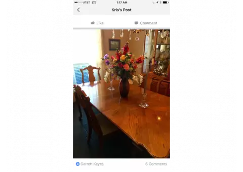dining table 6chairs china cabinet Couch&matching chair.Non smoke home.Clean!Beautiful!